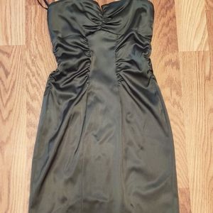 Olive green dress